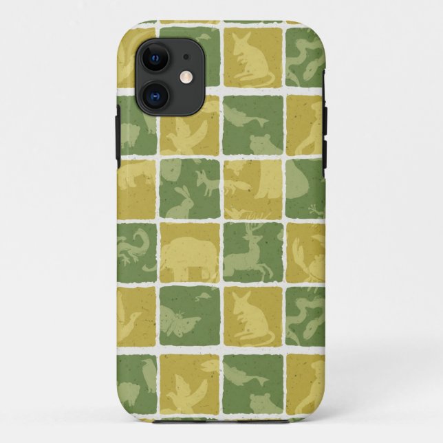 zoo themed pattern Case-Mate iPhone case (Back)