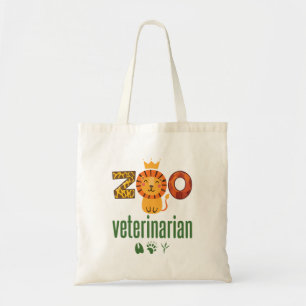 Zoo Veterinarian Large Animal Vet Tote Bag