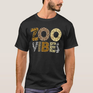 Zoo Vibes Leopard Animal Print Safari Wildlife Ani T-Shirt
