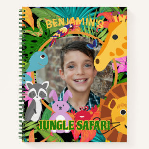 Zoo Wild Animal Jungle Safari Kids Birthday Notebook
