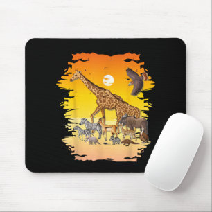 Zookeeper Africans Animal African Wildlife Keeper Mouse Pad