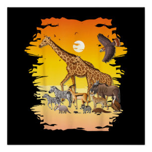 Zookeeper Africans Animal African Wildlife Keeper Poster