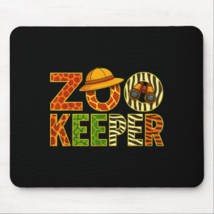 Zookeeper Animals Safari Zoo Keeper Costume Adult Mouse Pad