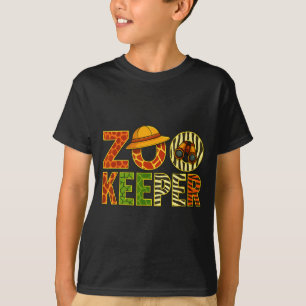 Zookeeper Animals Safari Zoo Keeper Costume Adult T-Shirt
