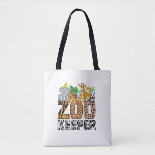 Zookeeper Costume Zebra Wild Print African Animal  Tote Bag