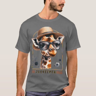 Zookeeper Giraffe Safari Zoo Keepeer - unique T-Shirt