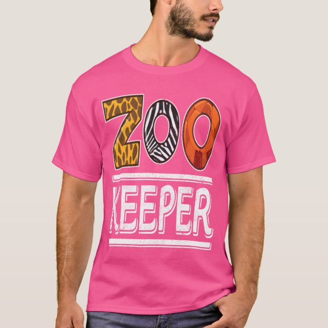 Zookeeper Safari Animal boy T-Shirt (Front)