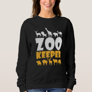 Zookeeper Safari Animal Wildlife Zoologists Savann Sweatshirt