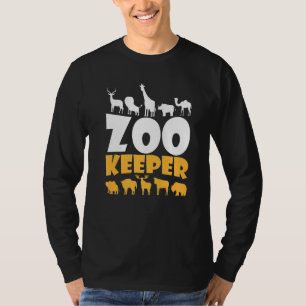 Zookeeper Safari Animal Wildlife Zoologists Savann T-Shirt