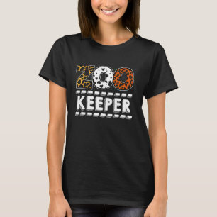 Zookeeper Safari Zoo Animal Print Zoo Keeper T-Shirt