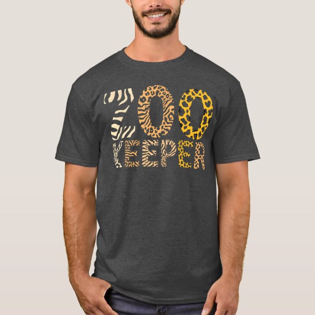 Zookeeper Zoo Animals Safari Zoo Keeper T-Shirt (Front)