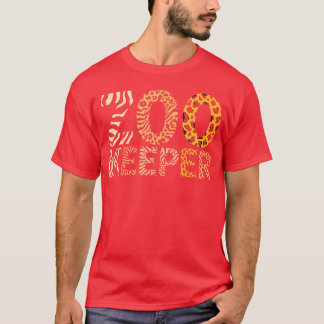Zookeeper Zoo Animals Safari Zoo Keeper - vintage T-Shirt