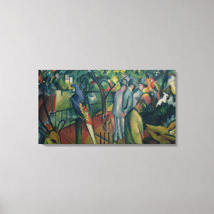 Zoological Garden I, 1912 Canvas Print