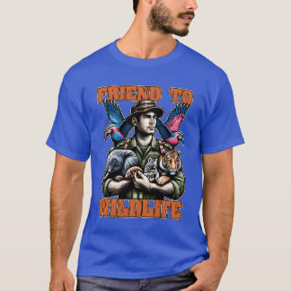 Zoologist Friendo Wildlife Animal Lover Zoology gi T-Shirt