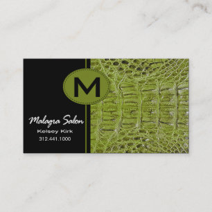 Zoology Alligator Business Card template
