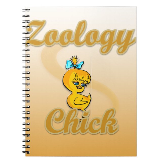 Zoology Chick Spiral Notebook (Front)