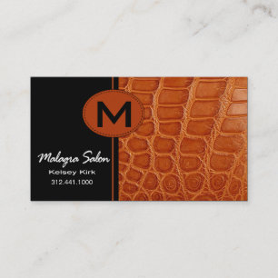 Zoology Crocodile Business Card template
