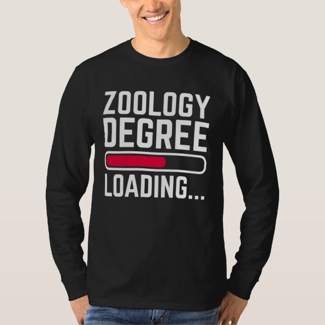 Zoology Degree Loading T-Shirt (Front)