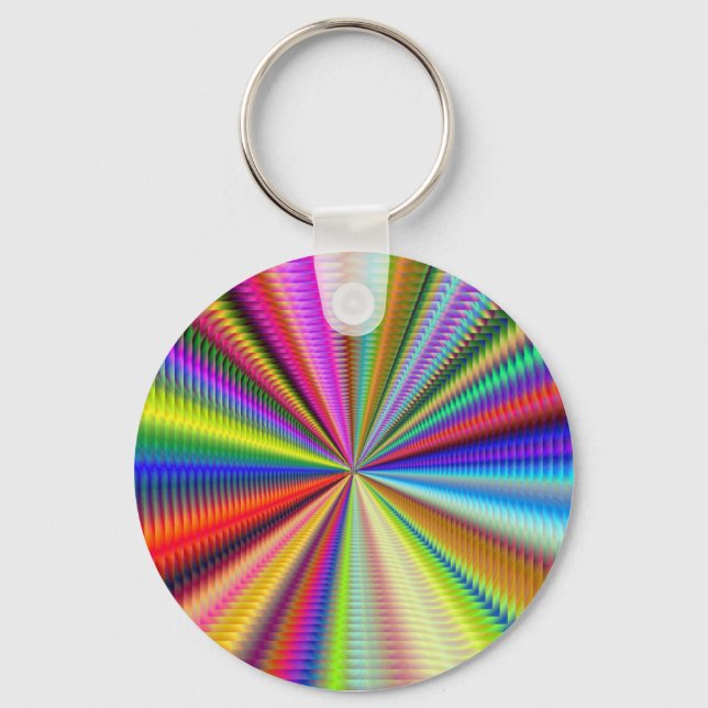 zoom into this fractal key ring (Front)