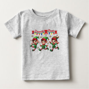 Zoomie Elves Christmas Baby T-Shirt