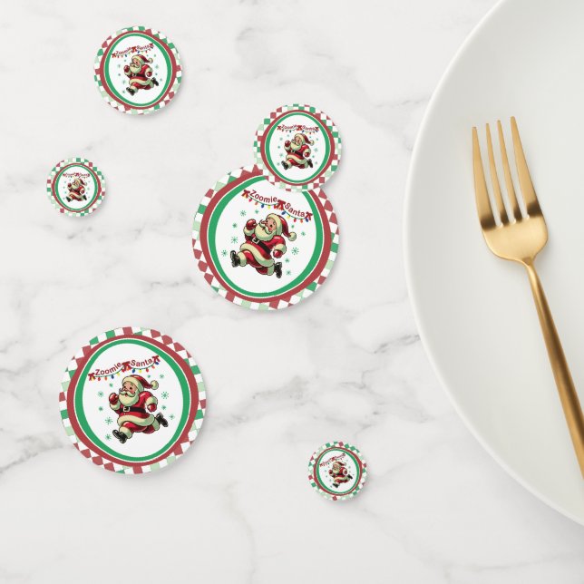 Zoomie Santa Christmas Confetti (Group)
