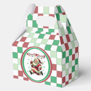 Zoomie Santa Christmas Popcorn Favour Box