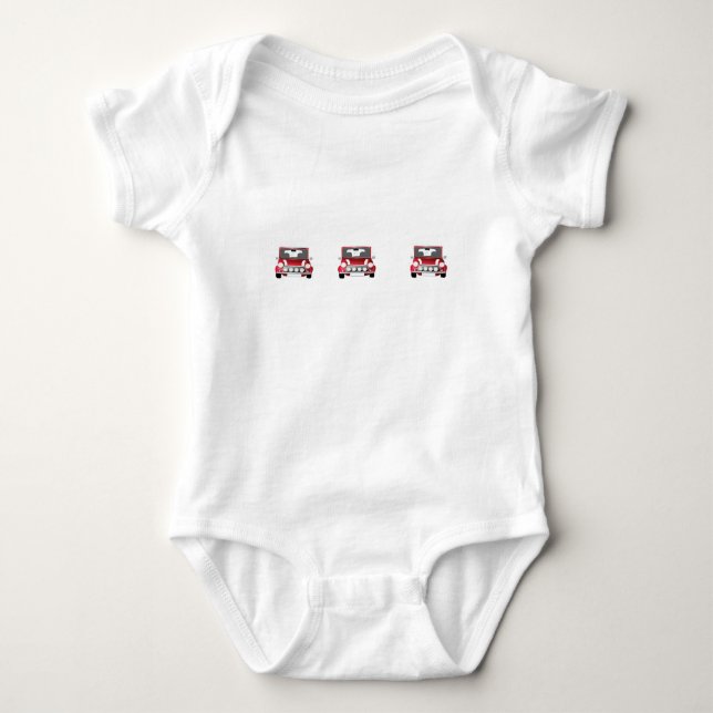 Zoomin Jeep Baby Bodysuit (Front)