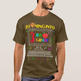 Zooming Into 3rd Grade Back to School Virtual Onli T-Shirt