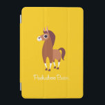 Zora the Horse iPad Mini Cover<br><div class="desc">Zora the horse is an energetic,  excitable Sagittarius who loves to run,  explore,  and speak her mind. Her favourite colour is pink,  especially Pink Lady apples.</div>