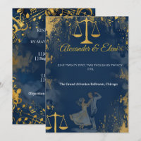 Zorba Dancing Lawyer Watercolor Wedding