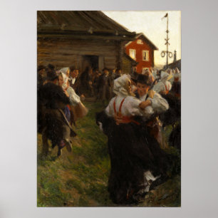 Zorn - Midsummer Dance Poster