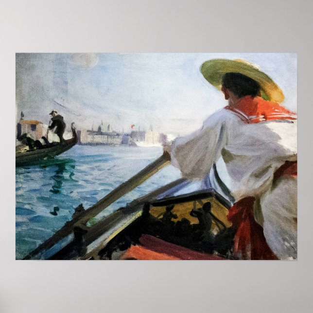 Zorn - On The Boat By Anders Zorn Poster (Front)