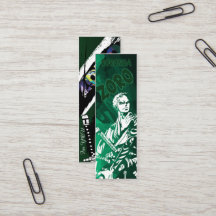 Zoro Three Swords Green Bookmark for One Piece Fan
