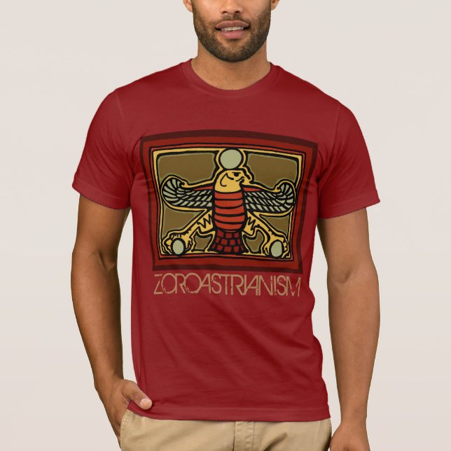 Zoroastrianism t-shirt design by AncientAgesPrints (Front)