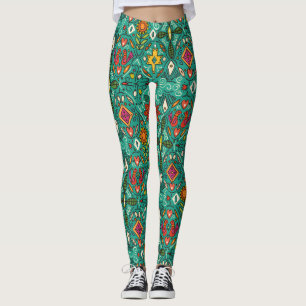 zoryana teal leggings