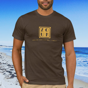 Zouk brazilian Dance logo brown outfit T-Shirt