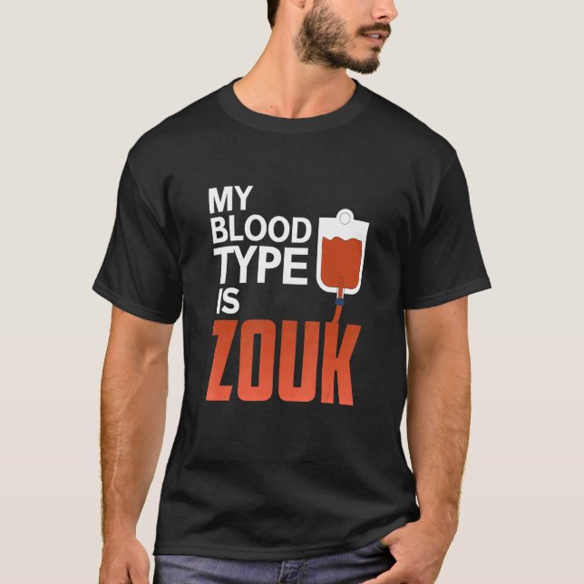 Zouk Dancing Brazilian Dance T-Shirt (Front)