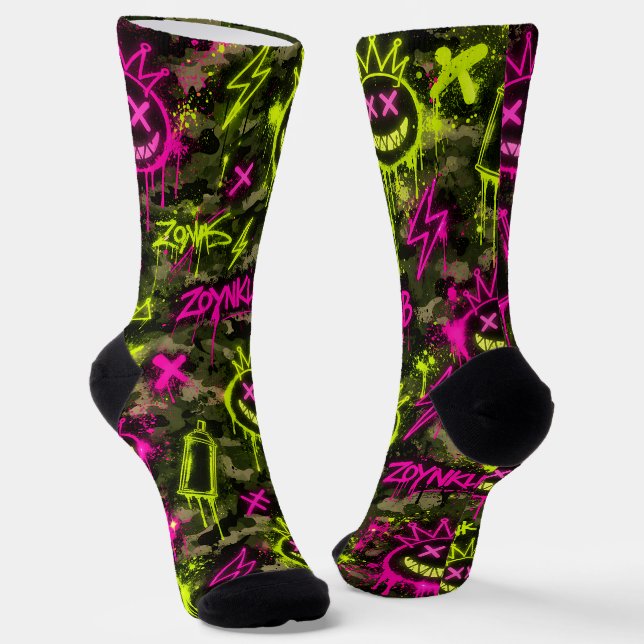 Zoynk Neon Socks 0047676 (Angled)
