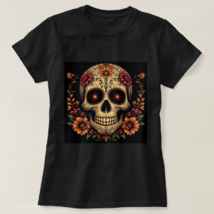 ZOYNK Skull Pics Sugar Skull T-Shirt