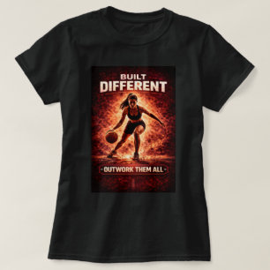 ZOYNK Store Built Different Basketball Female 0045 T-Shirt