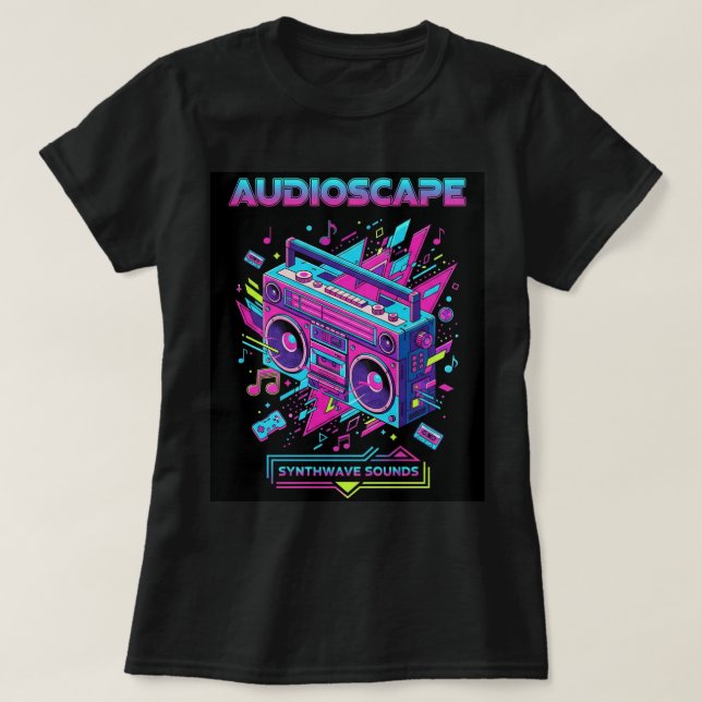 ZOYNK T-Shirt Graphics Audioscape Boom Box 0045216 (Design Front)