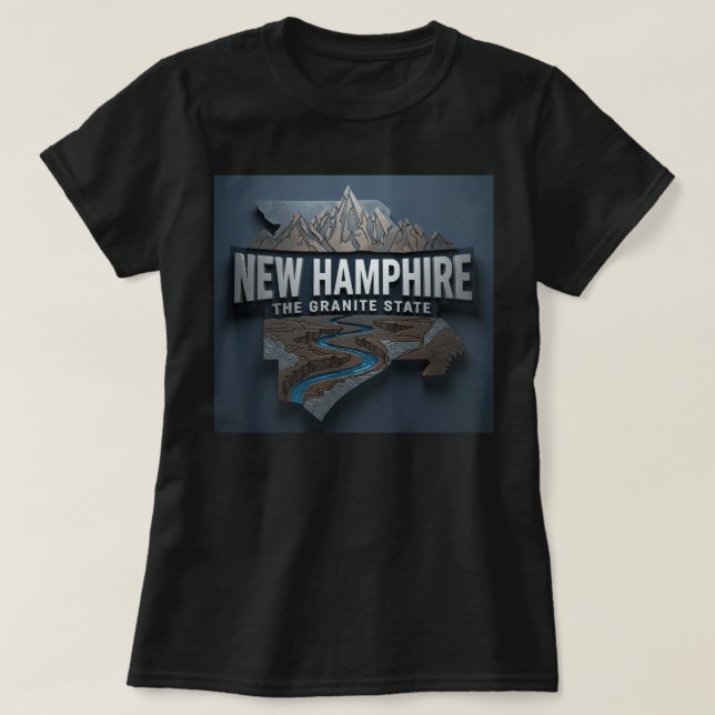 ZOYNK T-Shirt Graphics New Hampshire 0045217 (Design Front)