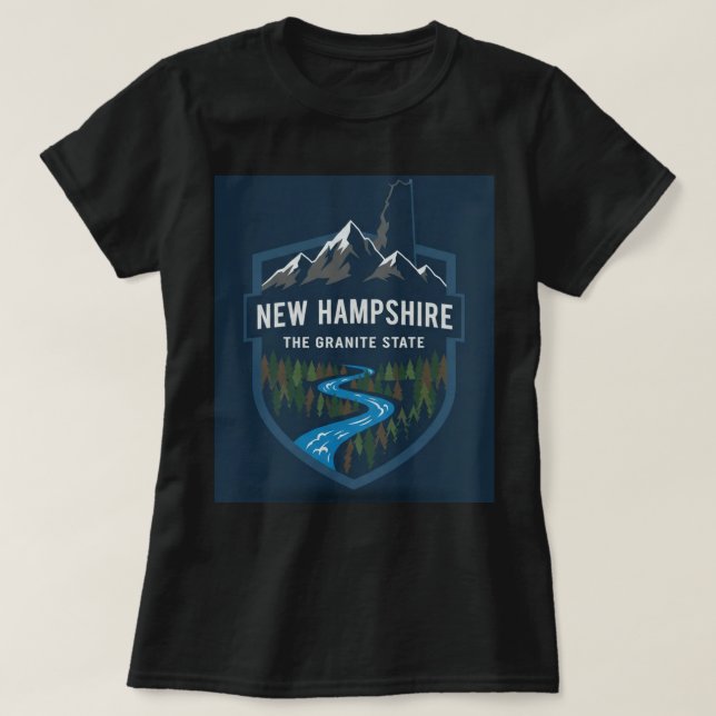 ZOYNK T-Shirt Graphics New Hampshire 0045220 (Design Front)