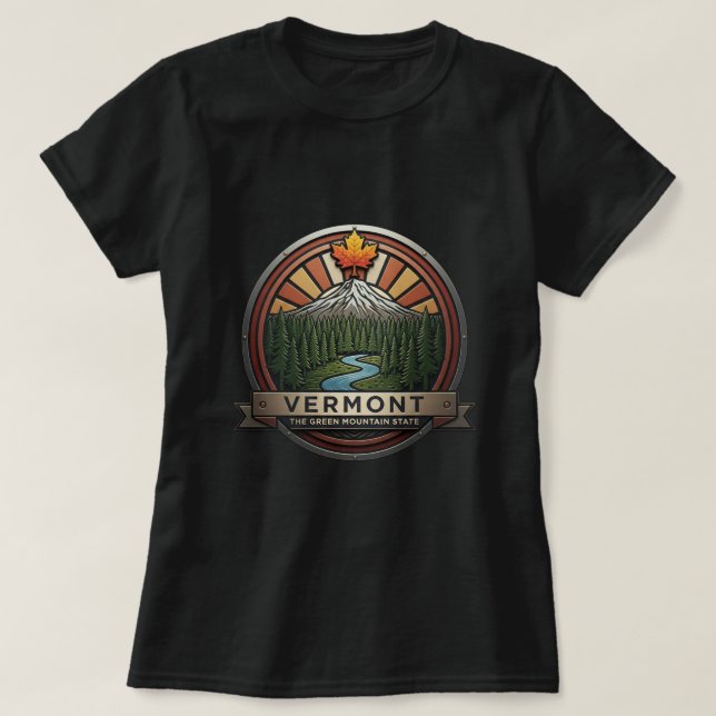 ZOYNK T-Shirt Graphics Vermont 0045226 (Design Front)