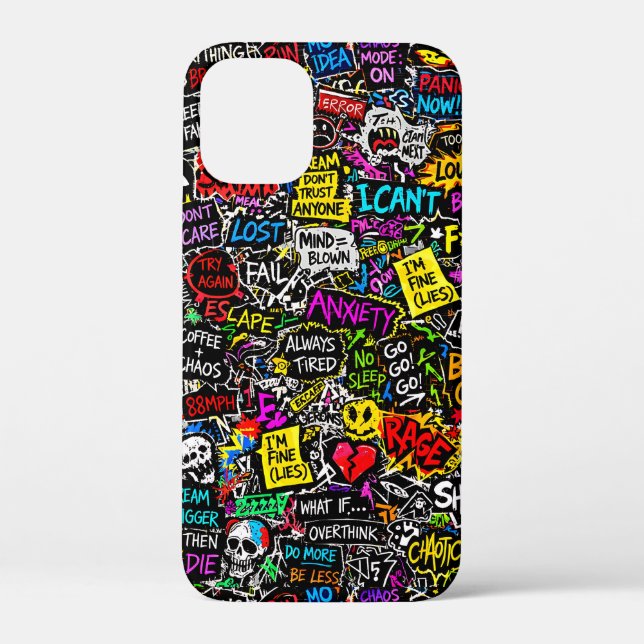ZOYNKLAB Experiment 0047025 Chaos Case-Mate iPhone Case (Back)