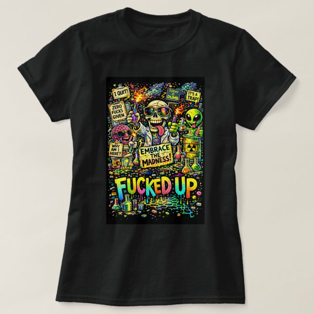 ZOYNKLAB Experiment 0047117 T-Shirt (Design Front)
