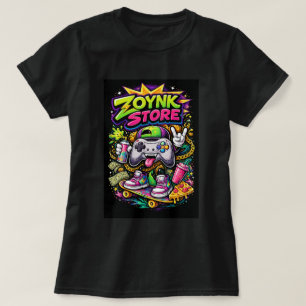 ZOYNKSTORE Game Controller Riding Skateboard 00456 T-Shirt