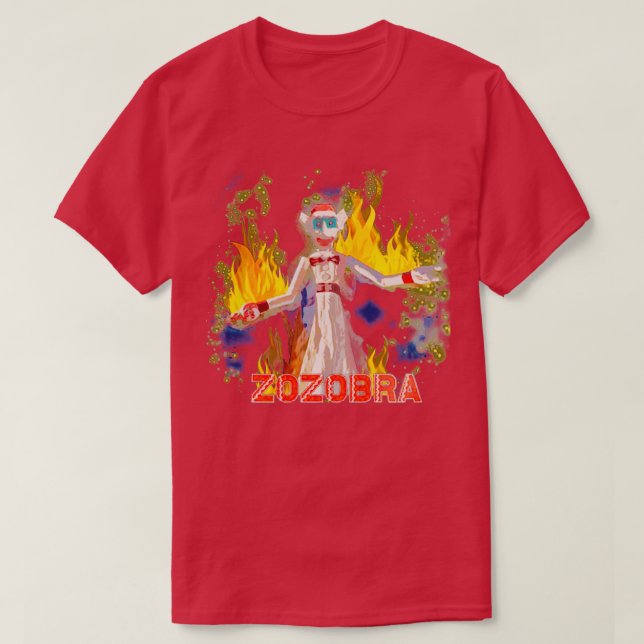 Zozobra Zoroaster Prayer T-Shirt (Design Front)