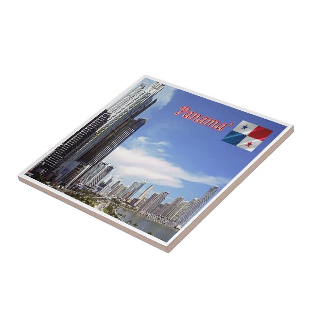 zPA006 PANAMA, Skycrapers, America, Tile (Side)