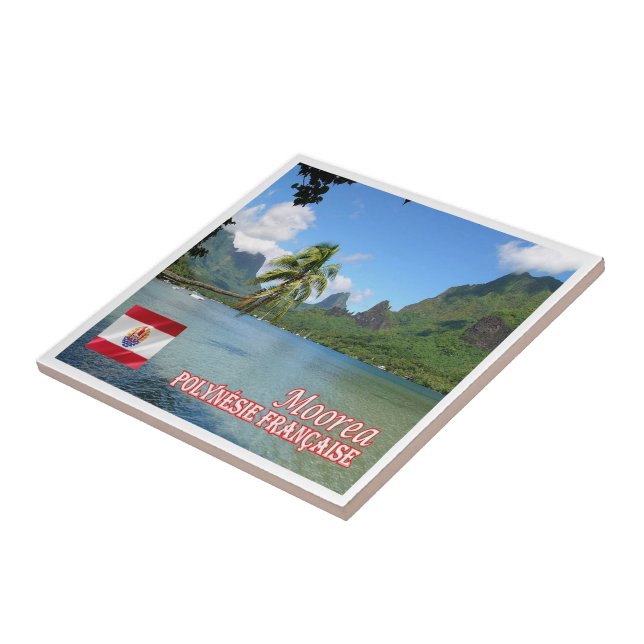 zPF013 COOK BAY, MOOREA, French Polynesia, Tile (Side)